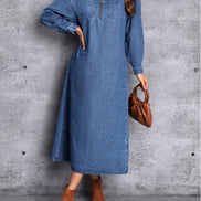 Essential Structured Denim Maxi