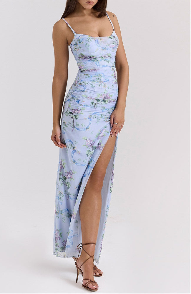 Essential Baby Slit Maxi Dress