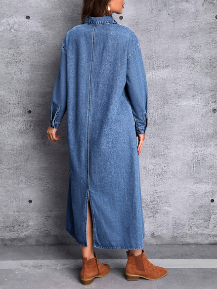 Essential Structured Denim Maxi