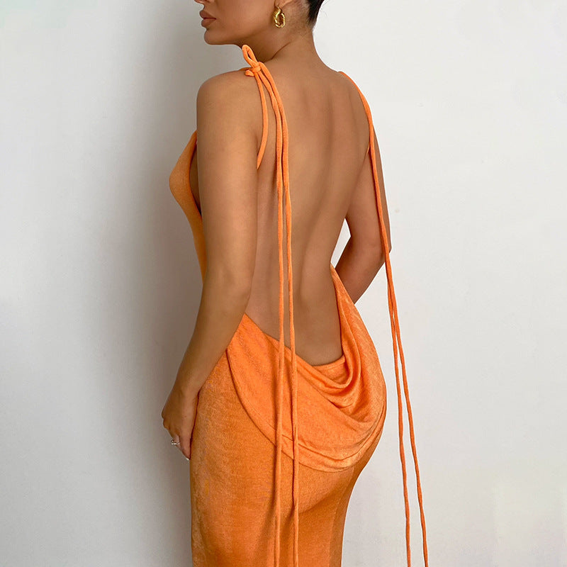 Essential Bare Back Maxi Dress