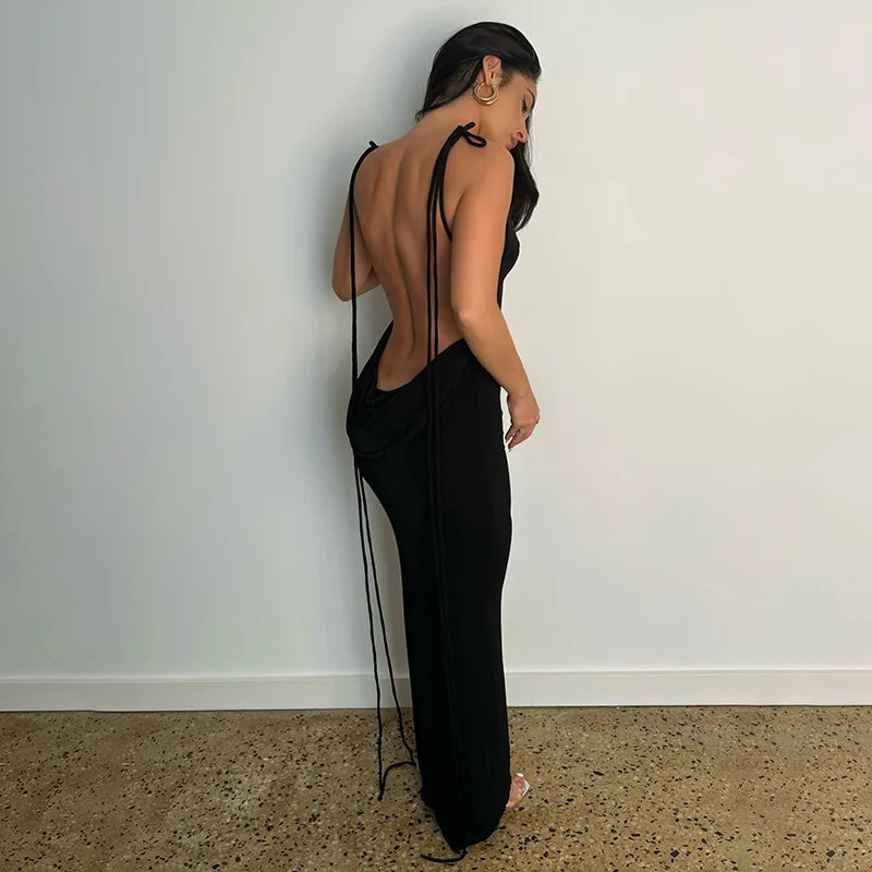 Essential Bare Back Maxi Dress