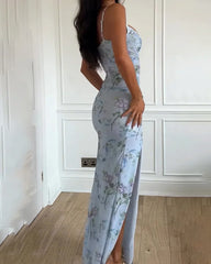 Essential Baby Slit Maxi Dress